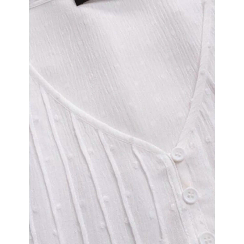 Women's V-Neck Floral Lace Top